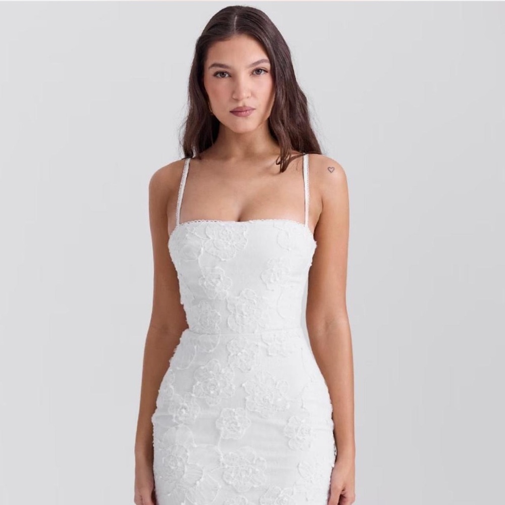 house of cb white maxi dress - brand new (never worn)